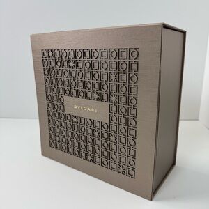 Beautiful Bvlgari Metallic Bronze Closet Storage or Gift Box